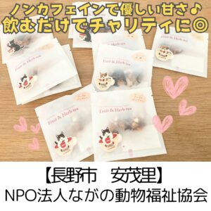 【長野市 安茂里】長野県動物福祉協会~パッケージも超かわいい!華やかでジューシーなフルーツティー~