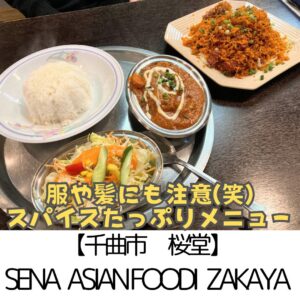 【千曲市 桜堂】SENA ASIANFOOD&IZAKAYA~本場の味に振り切ったスパイスたっぷりビリヤニとカレー~