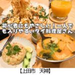 【上田市 天神】Ochaオーチャ~マイルドで食べやすさ◎家庭的な雰囲気も心地よいタイ料理屋さん~
