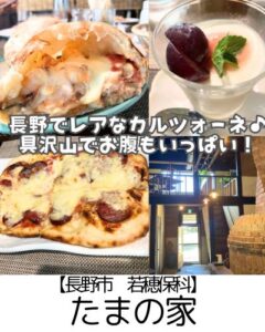 【長野市 若穂保科】たまの家~もっちりピザと具沢山カルツォーネ!英会話まで楽しめる!?隠れ家なのに人気レストラン~
